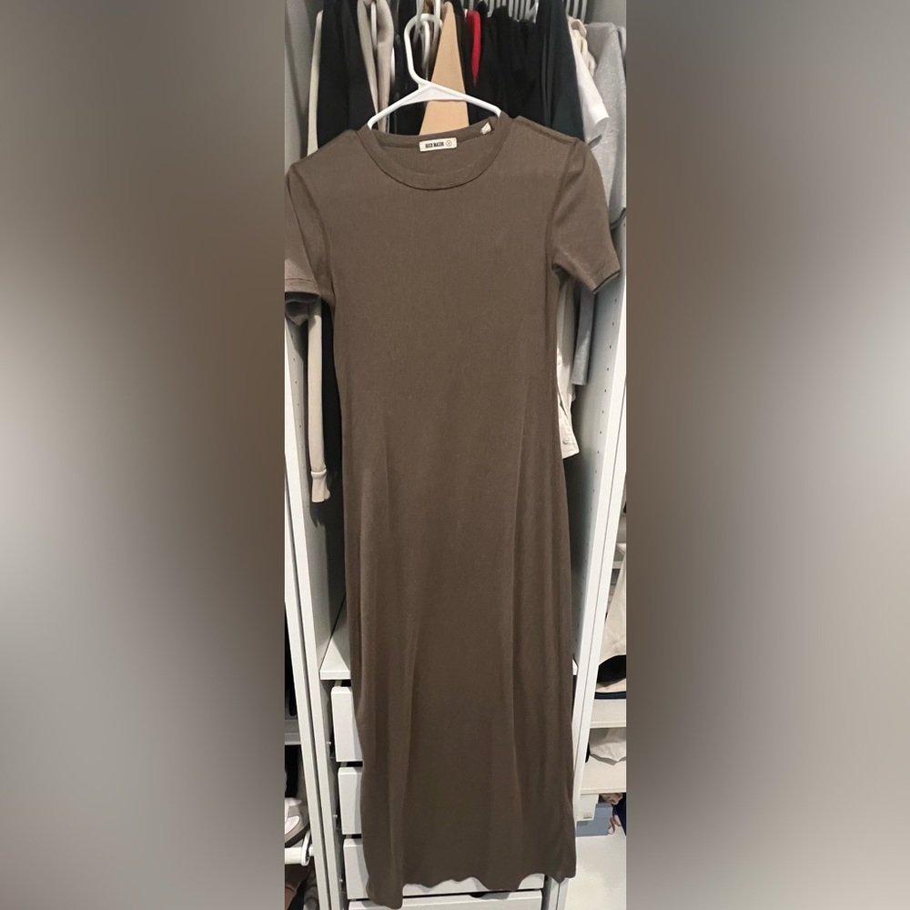 Buck Mason Marled Surplus Tee Maxi Dress - Picture 3 of 6
